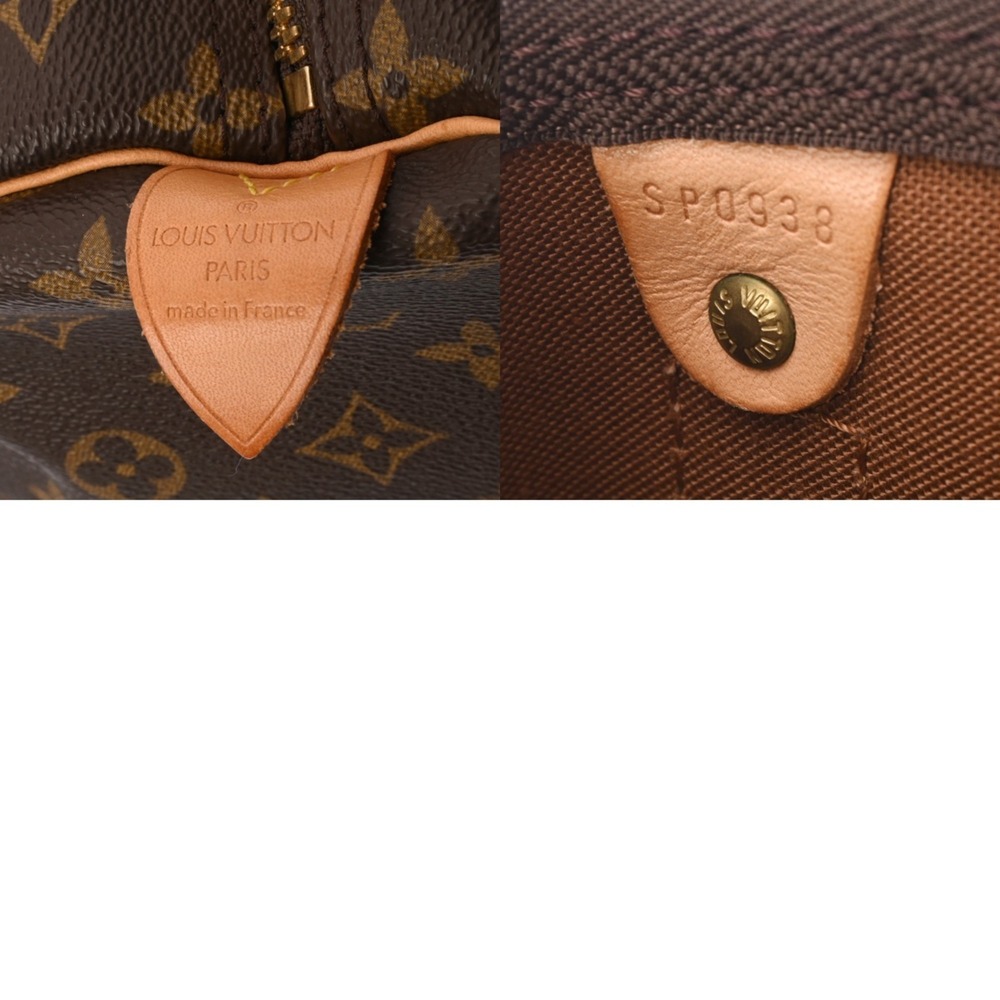 LOUIS VUITTON Authentic Brown Monogram Canvas Keepall 60 Boston Bag - Picture 11 of 11